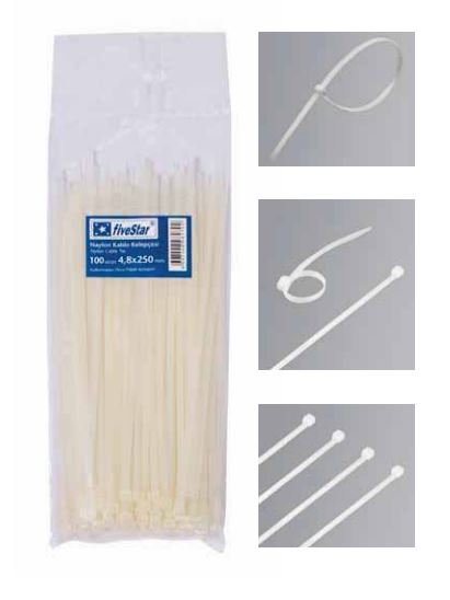 Meridyen Plastik Kelepçe - 4.8 x 400 mm